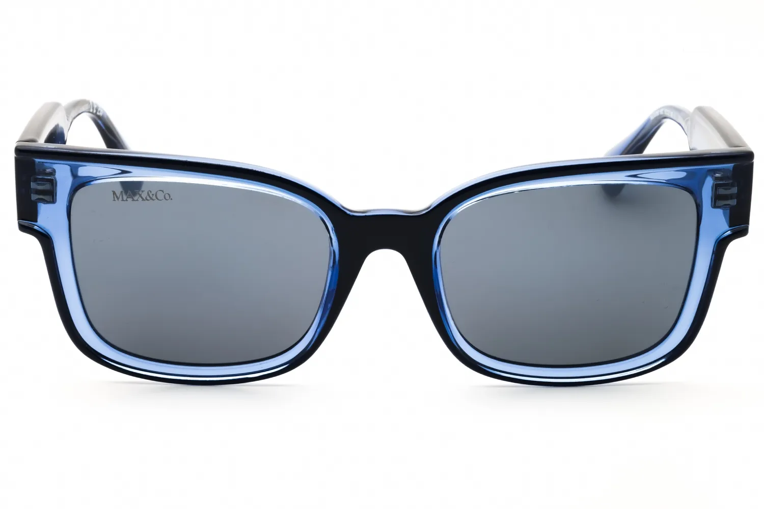 Max & Co MO0098 90C Sunglasses Shiny Blue 53mm Women 2