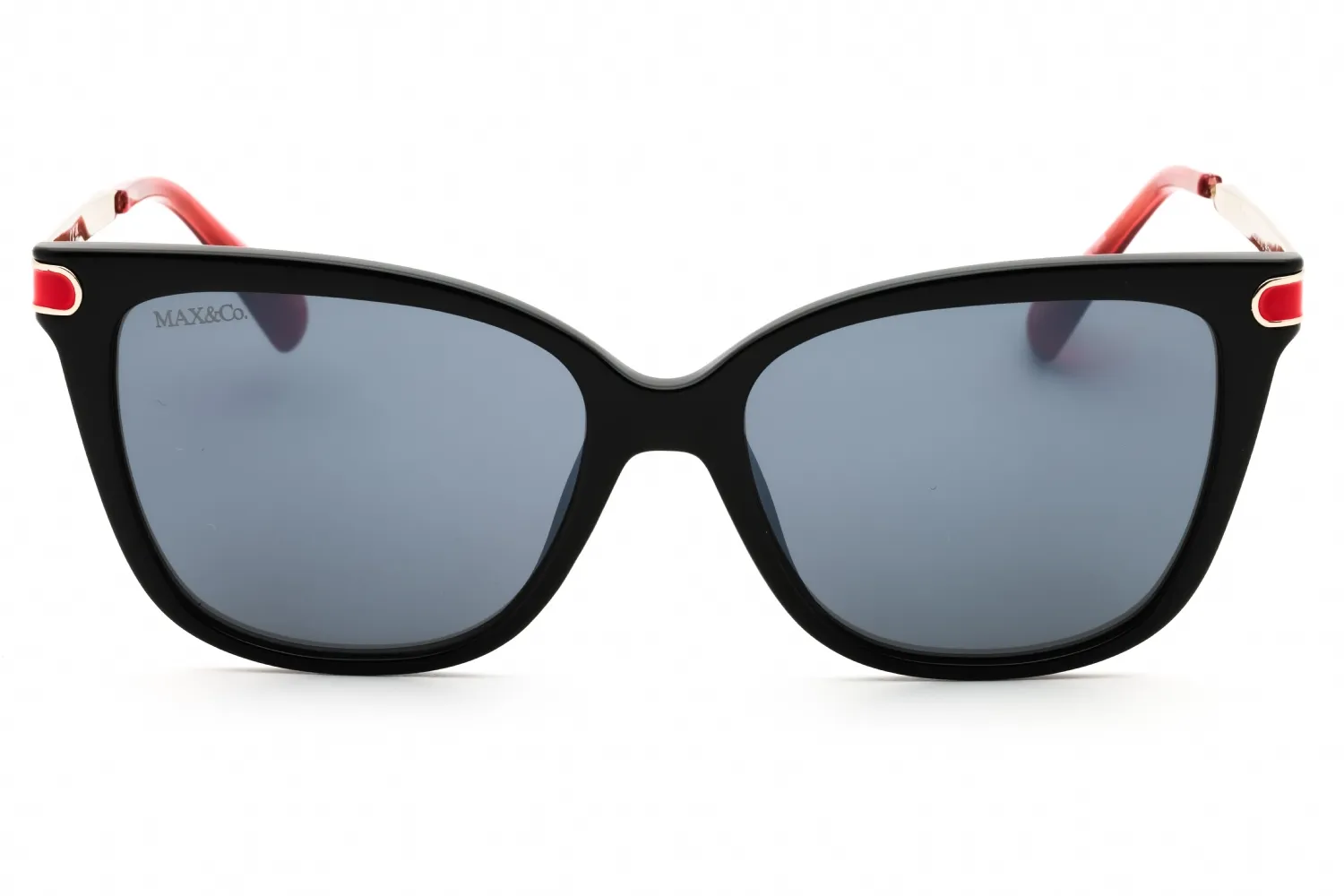 Max & Co MO0100 01C Sunglasses Shiny Black 55mm Women 2