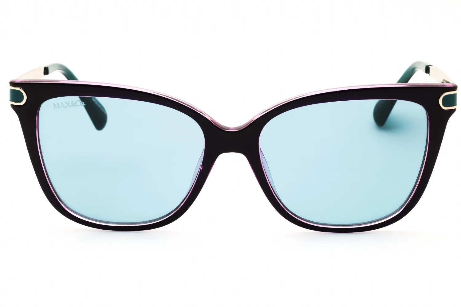Max & Co MO0100 81V Sunglasses Shiny Violet 55mm Women 2