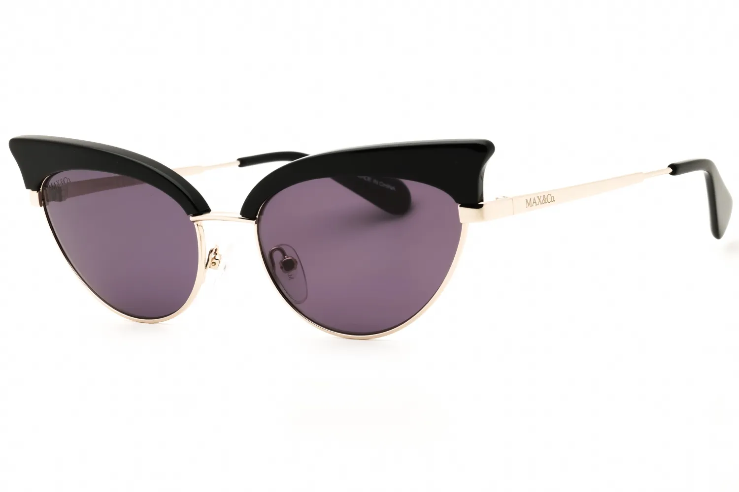 Max & Co MO0102 01A Sunglasses Shiny Black 56mm Women