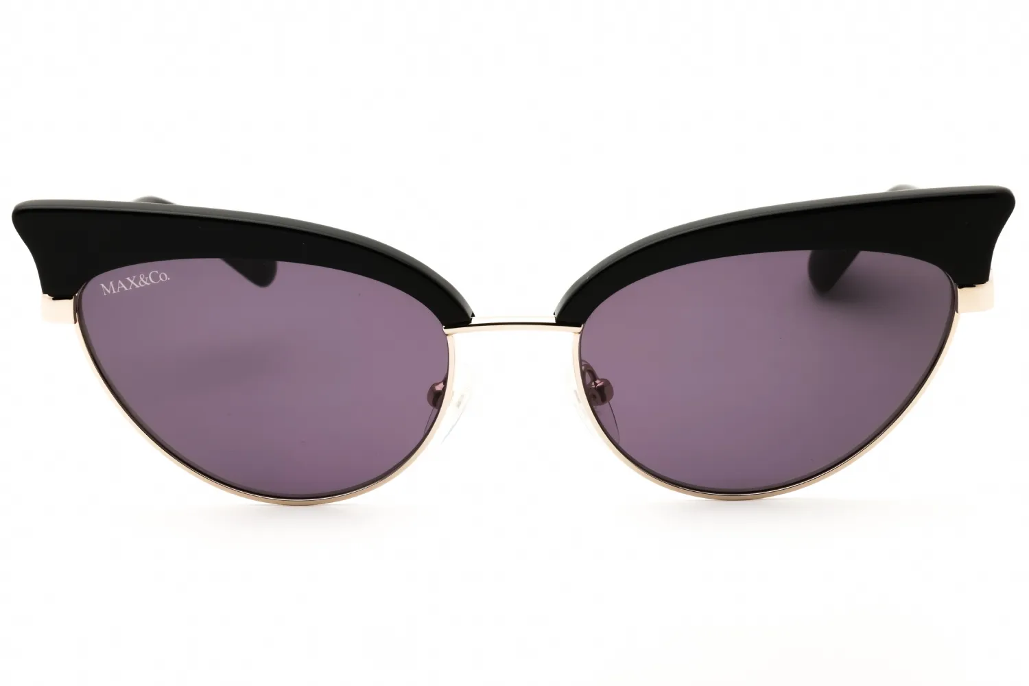 Max & Co MO0102 01A Sunglasses Shiny Black 56mm Women 2