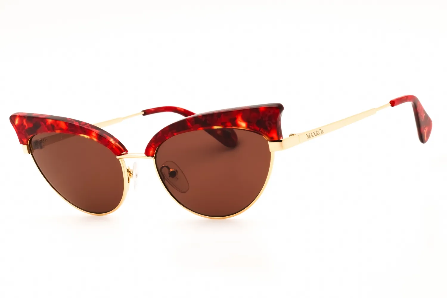 Max & Co MO0102 54E Sunglasses Red Havana 56mm Women