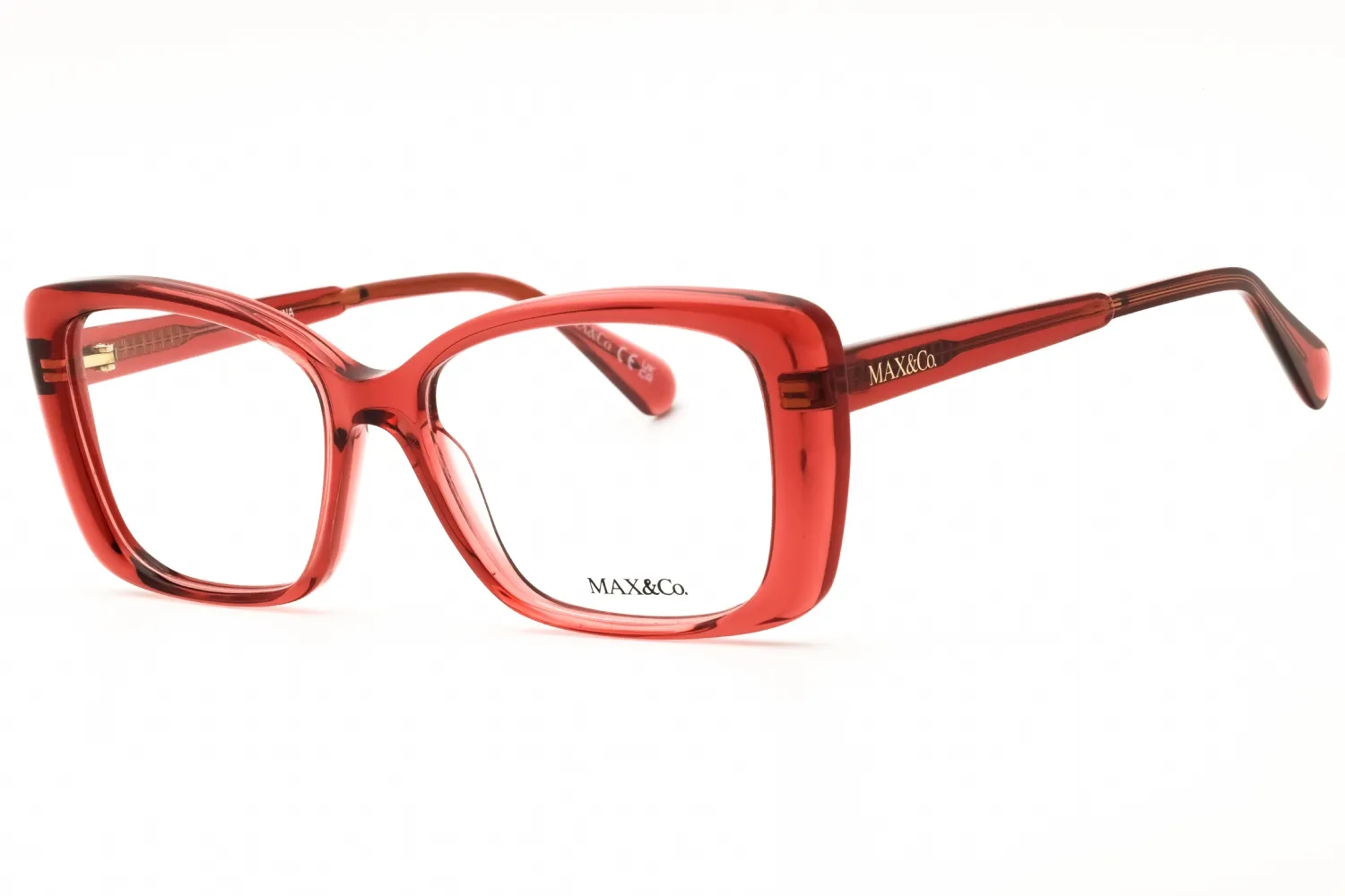 Max &amp; Co MO5132 066 Eyeglasses Shiny Red 51mm Women