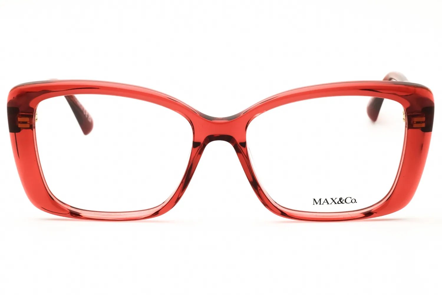 Max & Co MO5132 066 Eyeglasses Shiny Red 51mm Women 2