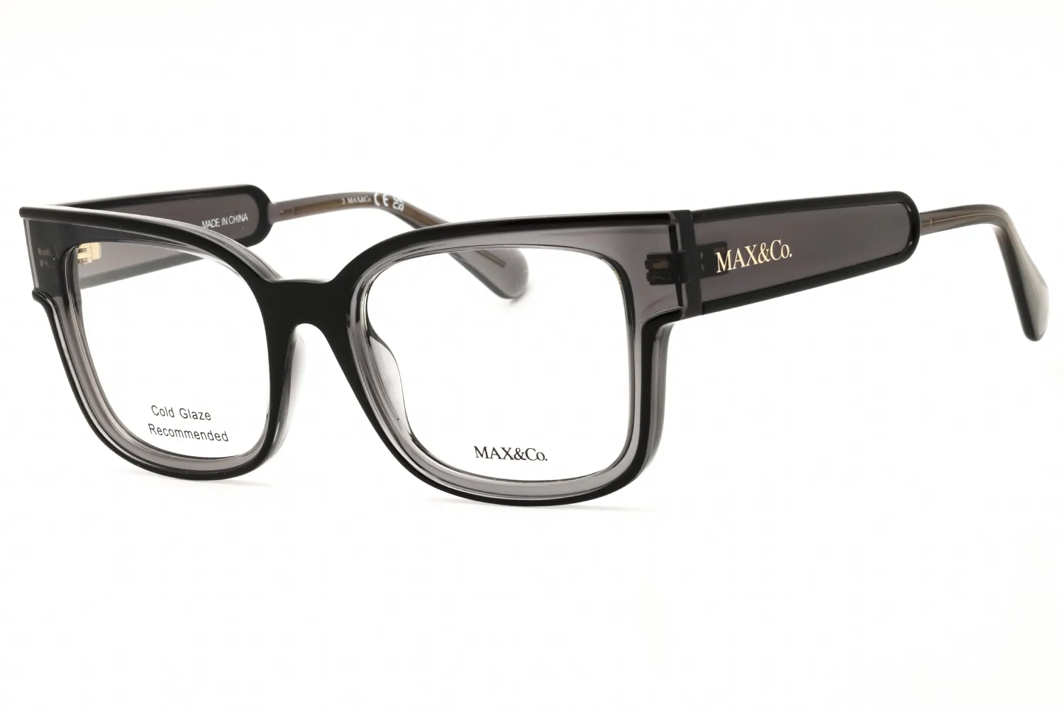 Max & Co MO5133 001 Eyeglasses Shiny Black 53mm Women