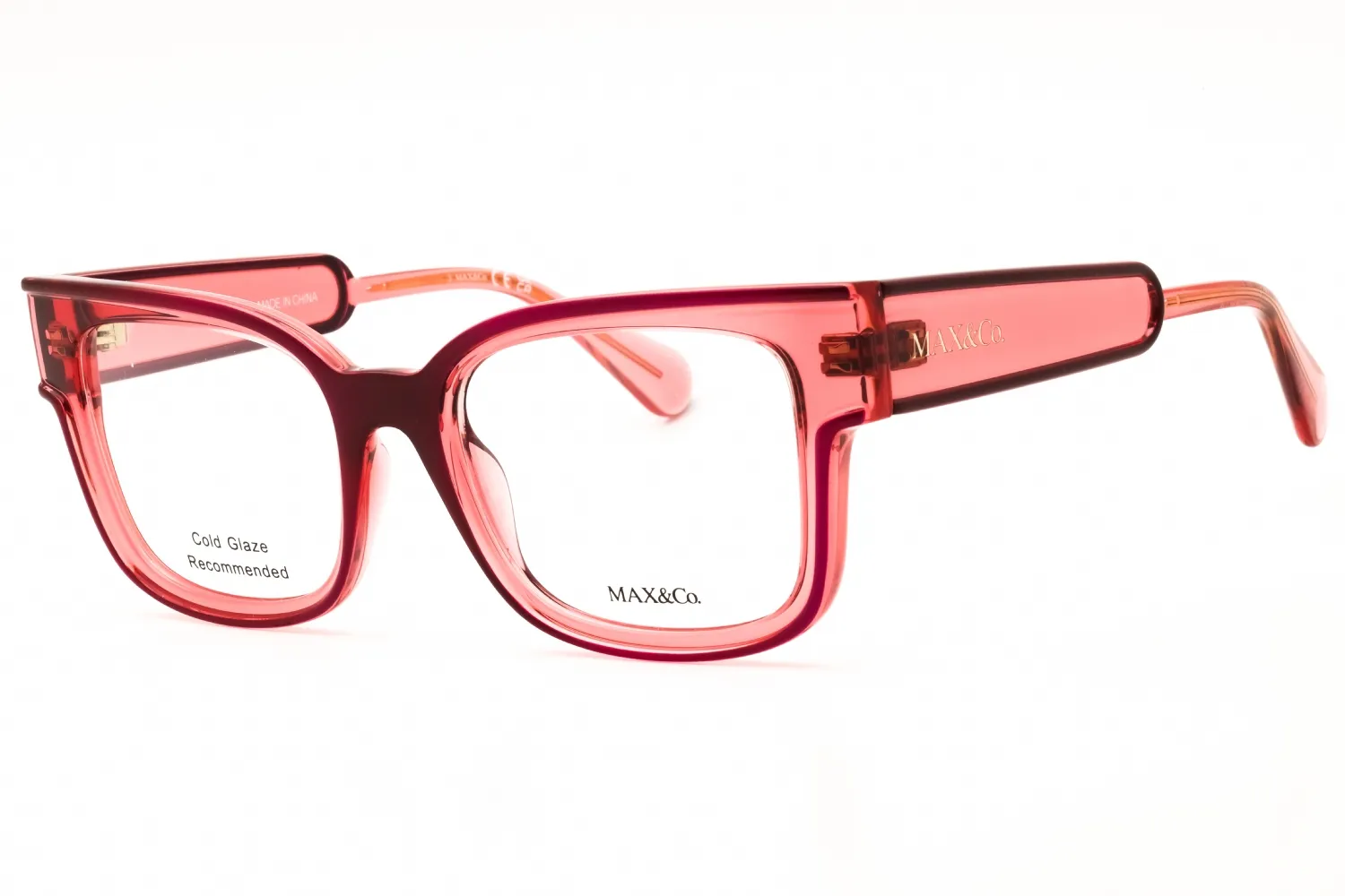 Max & Co MO5133 066 Eyeglasses Shiny Red 53mm Women