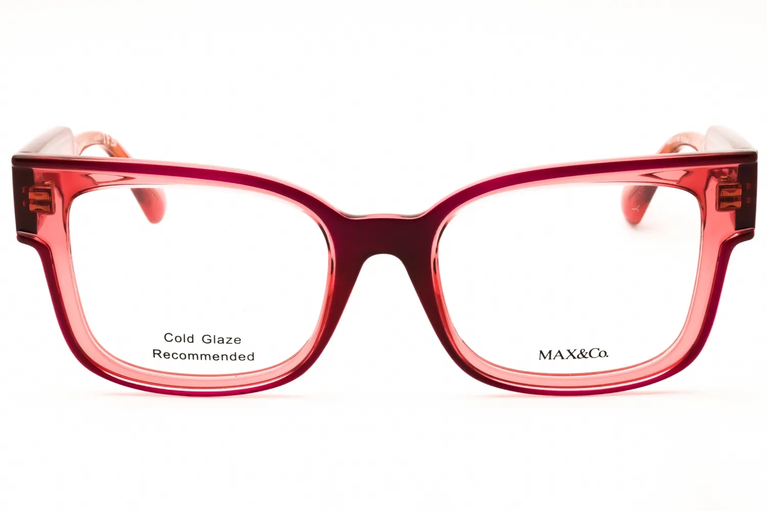 Max & Co MO5133 066 Eyeglasses Shiny Red 53mm Women 2