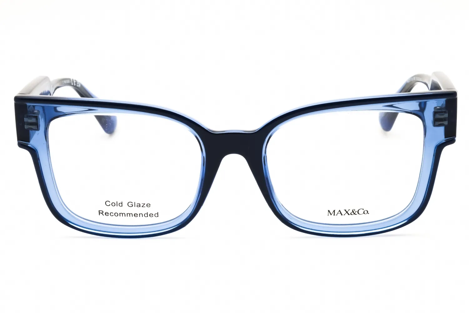 Max & Co MO5133 090 Eyeglasses Shiny Blue 53mm Women 2