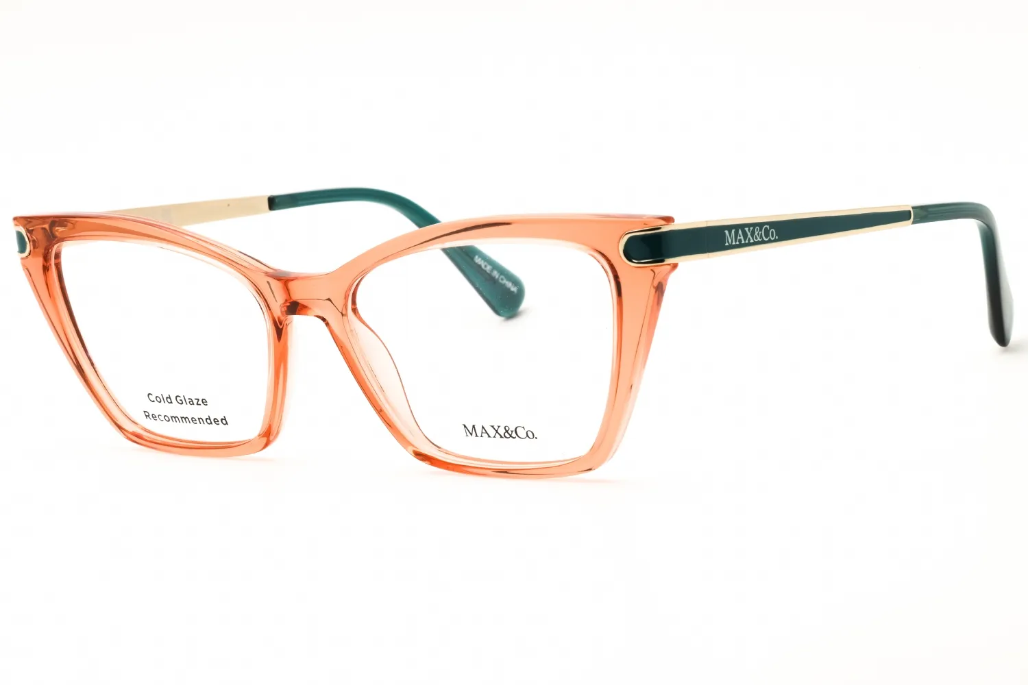 Max & Co MO5134 042 Eyeglasses Shiny Orange 53mm Women