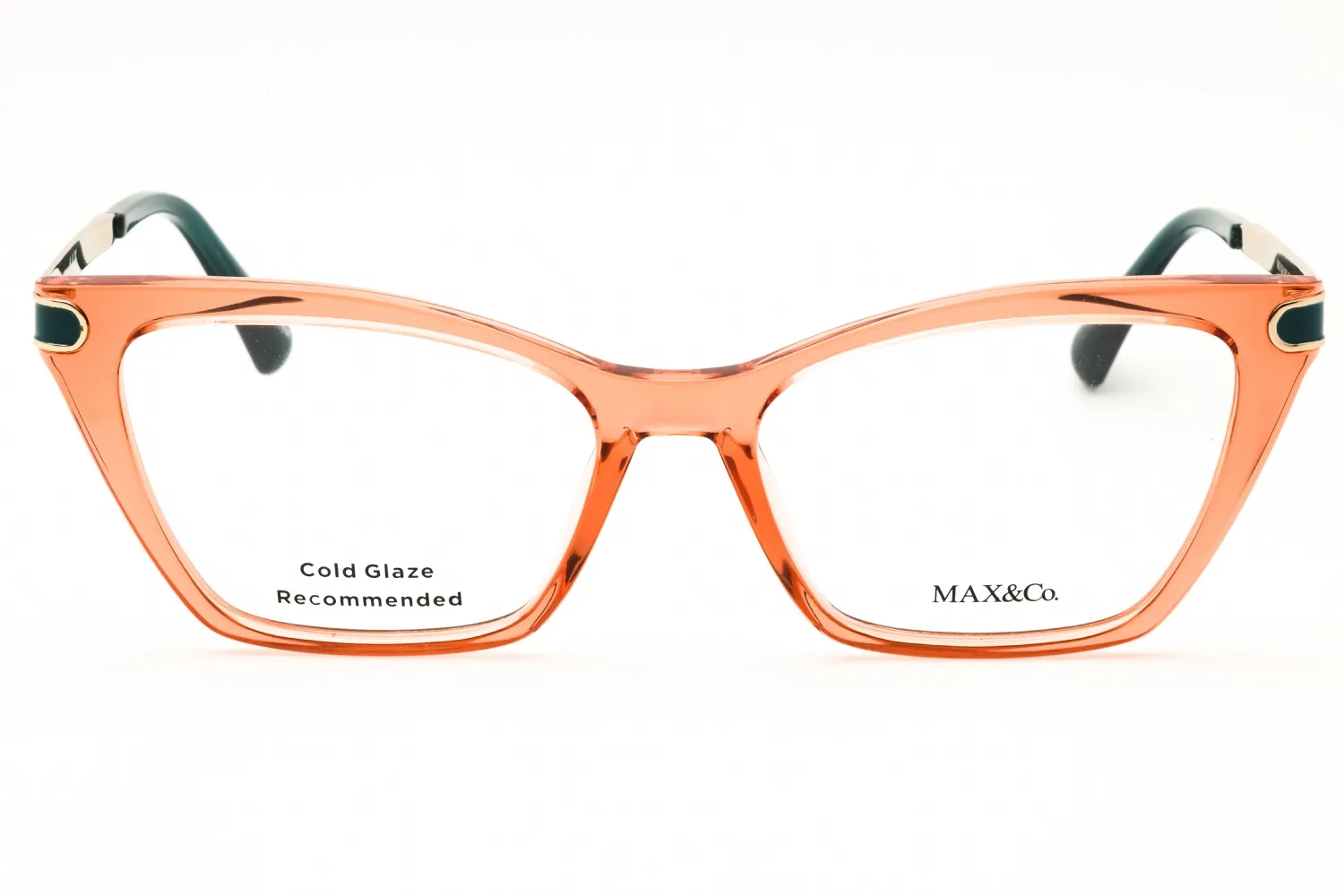Max & Co MO5134 042 Eyeglasses Shiny Orange 53mm Women 2