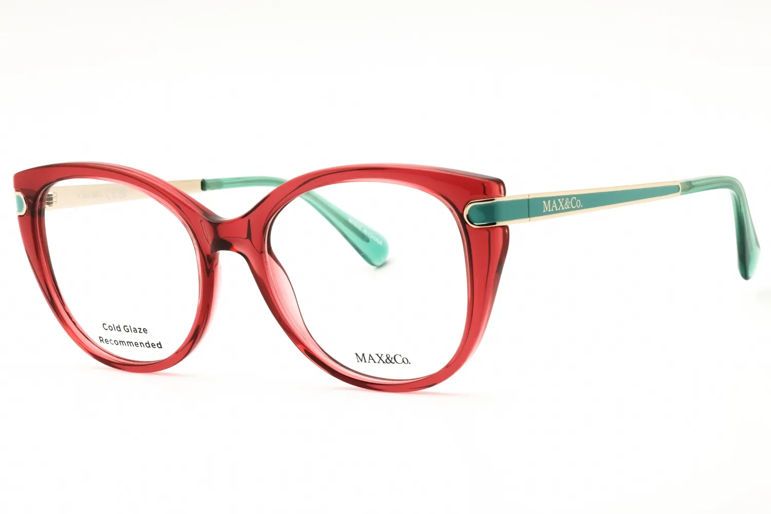 Max & Co MO5135 066 Eyeglasses Shiny Red 53mm Women