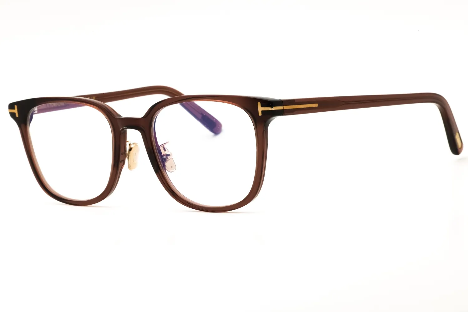 Tom Ford FT5998-K-B 045 Eyeglasses Shiny Light Brown 51mm Unisex