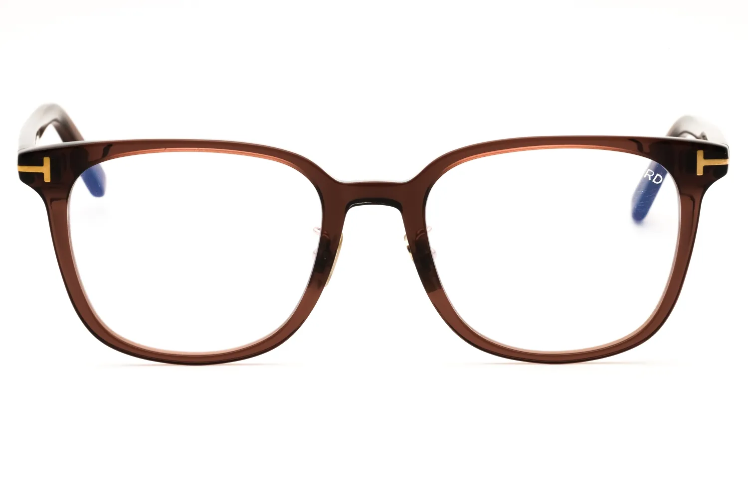 Tom Ford FT5998-K-B 045 Eyeglasses Shiny Light Brown 51mm Unisex 2