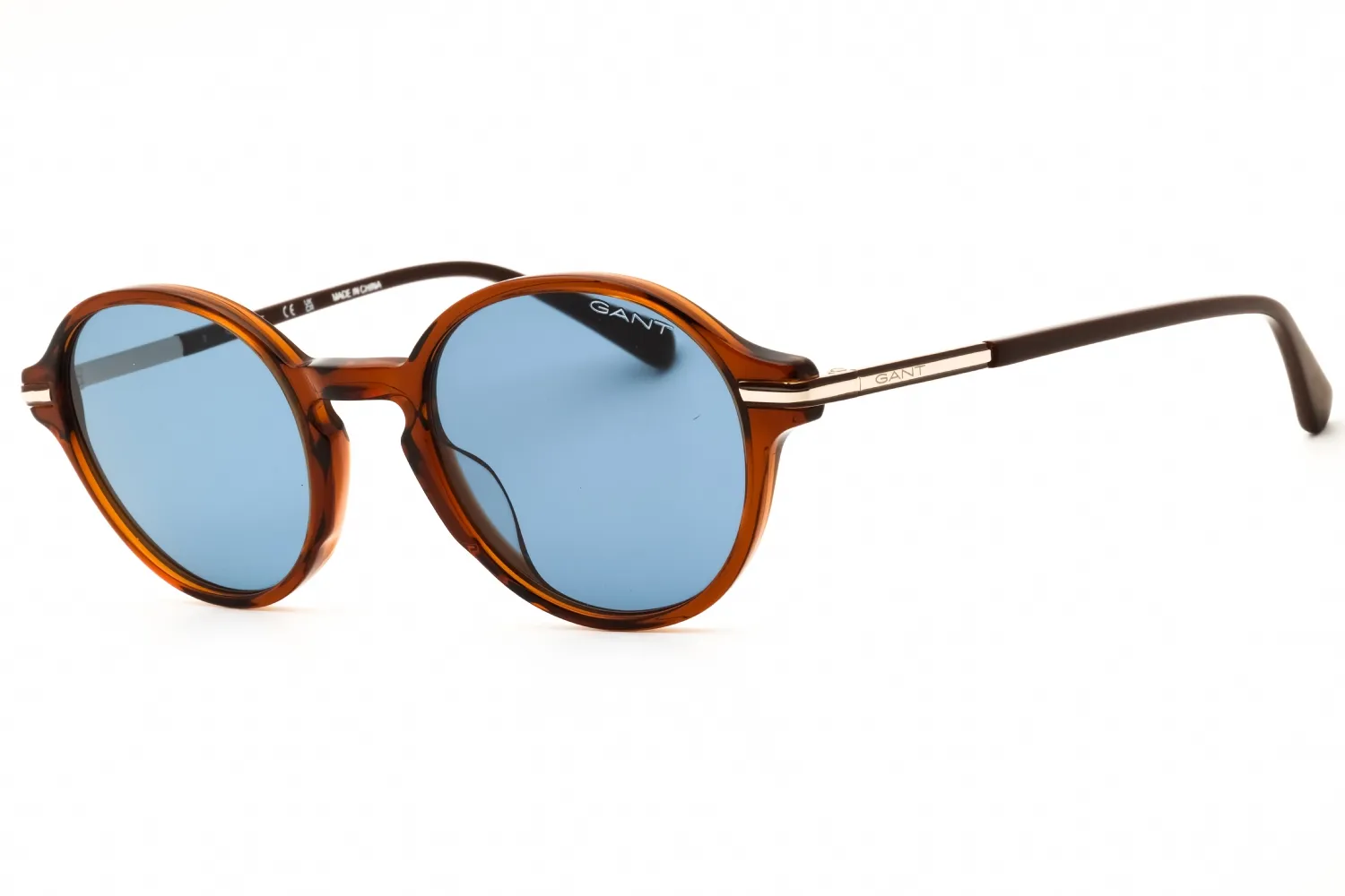 Gant GA00004 45V Sunglasses Shiny Light Brown 51mm Men