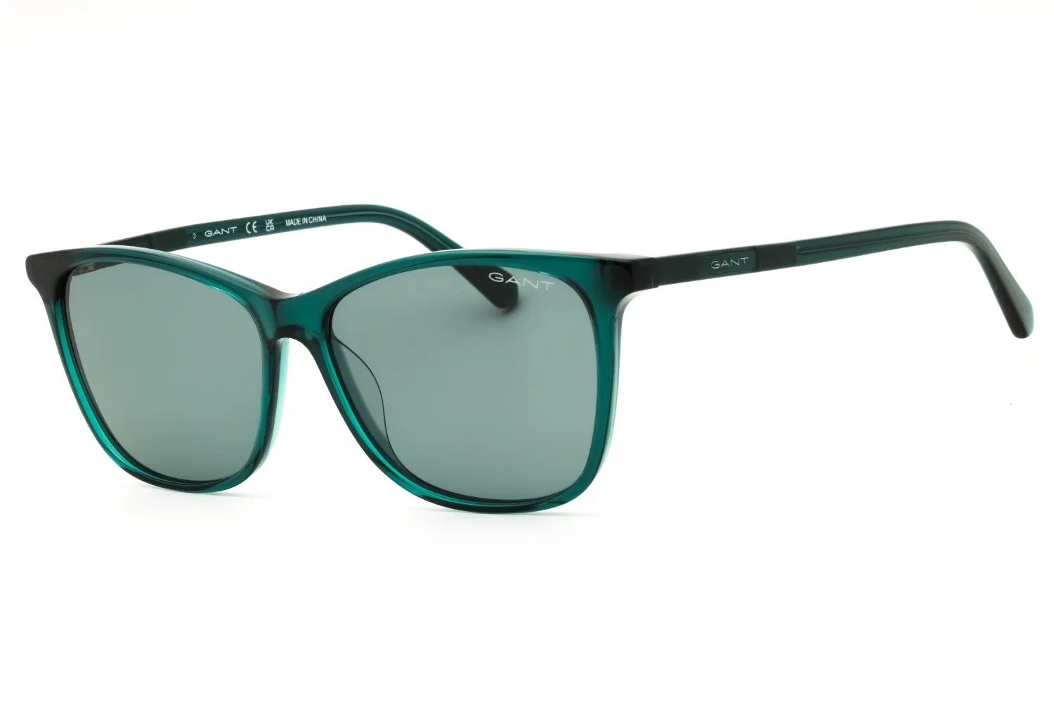 Gant GA00007 96N Sunglasses Shiny Dark Green 55mm Women