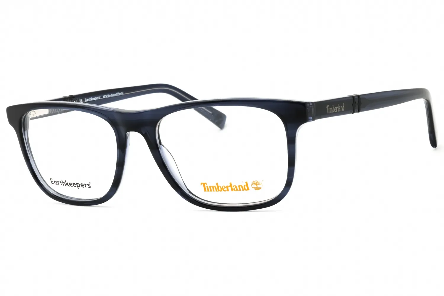 Timberland TB50022 090 Eyeglasses Shiny Blue 55mm Men