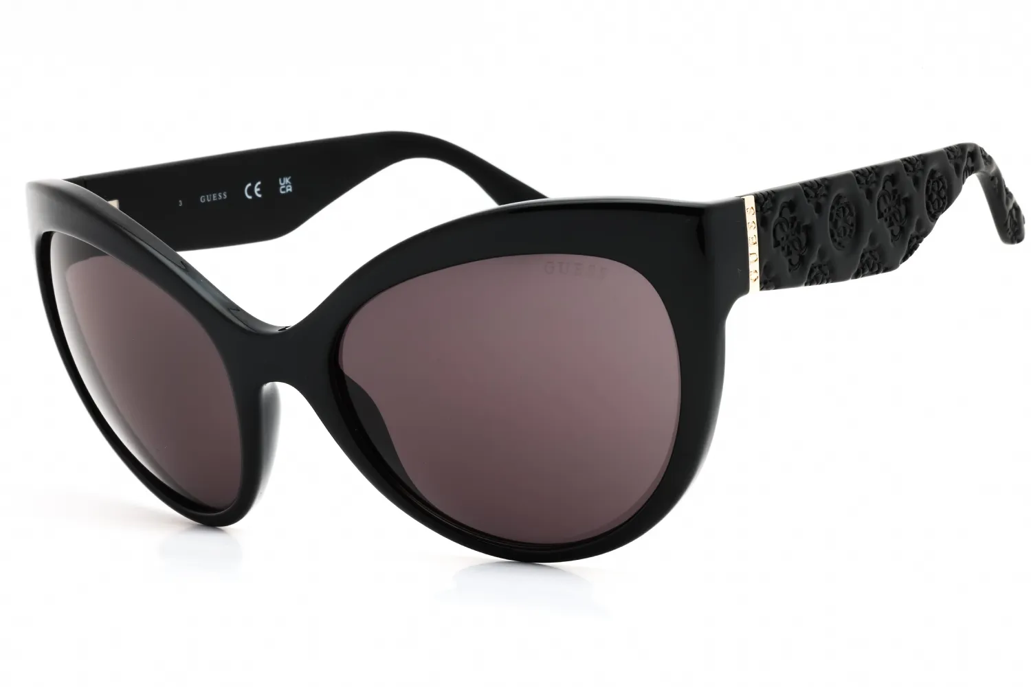 Guess GU00130 01A Sunglasses Shiny Black 61mm Women