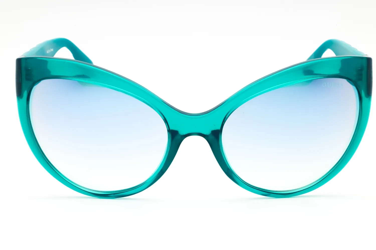 Guess GU00130 87X Sunglasses Shiny Turquoise 61mm Women 2