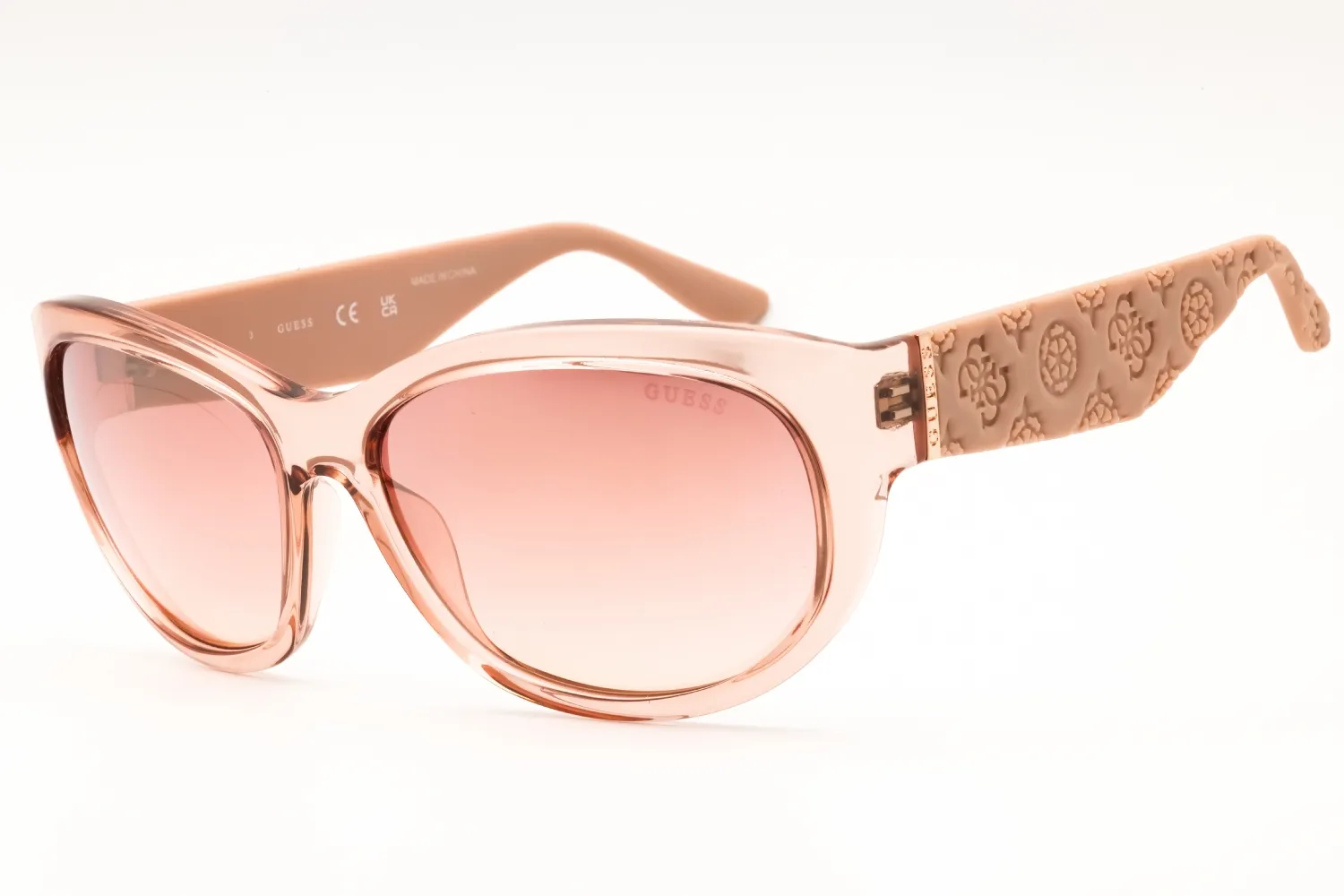 Guess GU00131 57U Sunglasses Shiny Beige 60mm Women