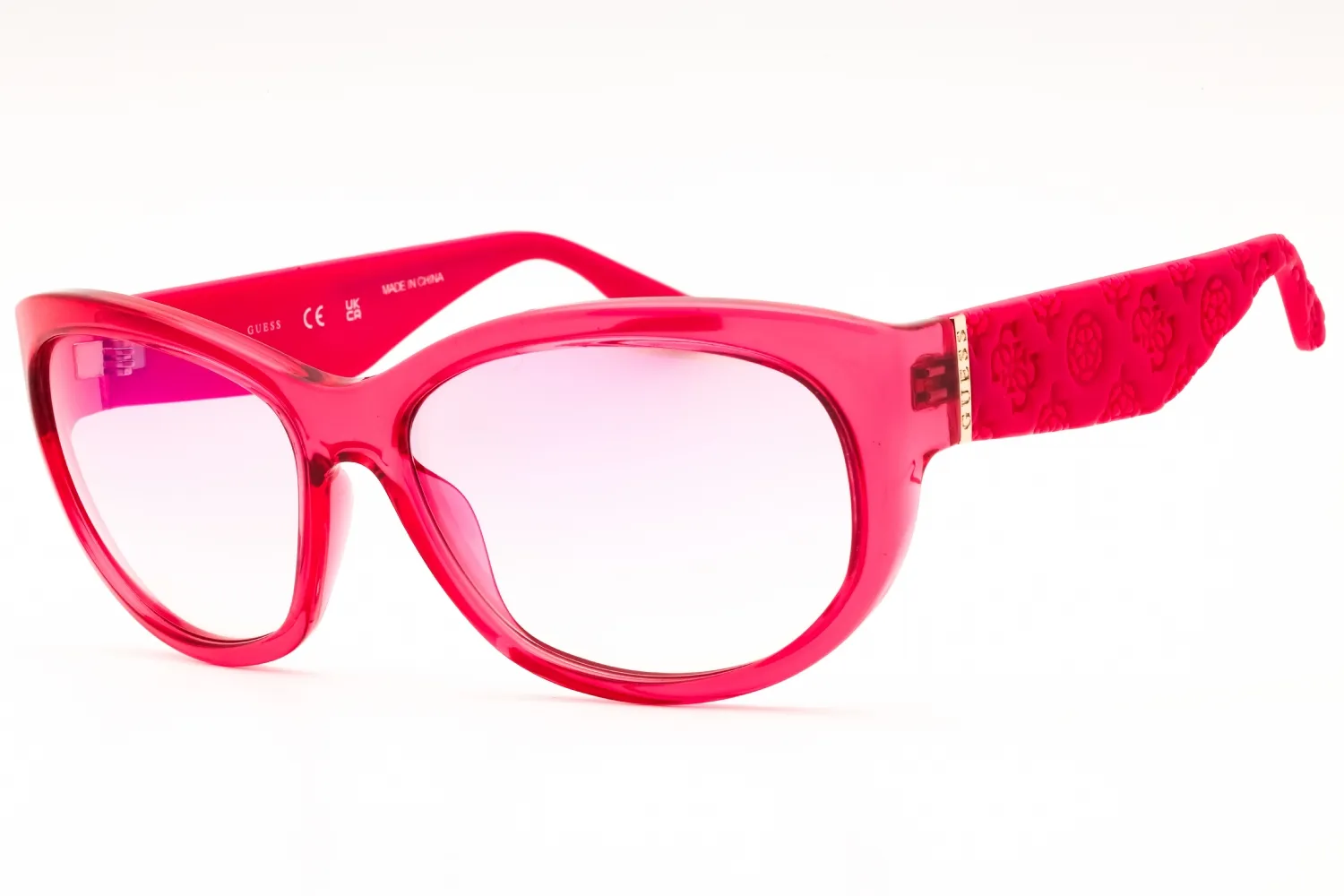 Guess GU00131 72U Sunglasses Shiny Pink 60mm Women