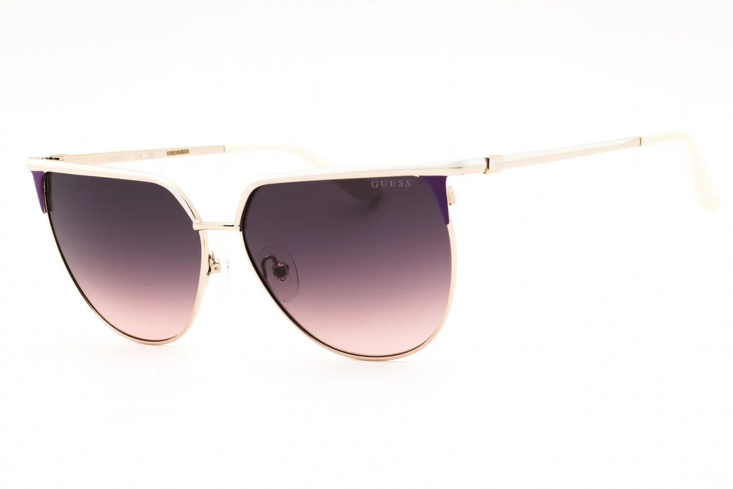 Guess GU00132 21B Sunglasses White 58mm Women