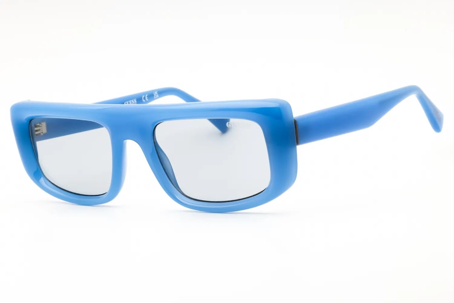 Guess GU00138 84A Sunglasses Shiny Light Blue 53mm Unisex