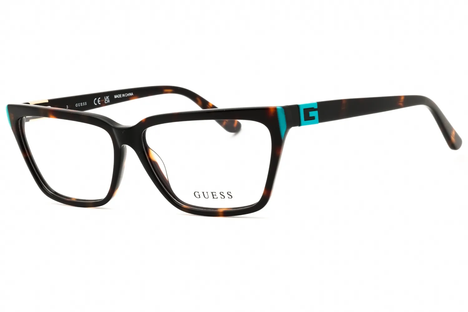 Guess GU50145 052 Eyeglasses Dark Havana 56mm Women