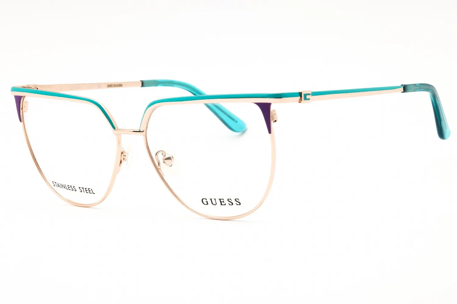 Guess GU50147 033 Eyeglasses Pink Gold 54mm Women