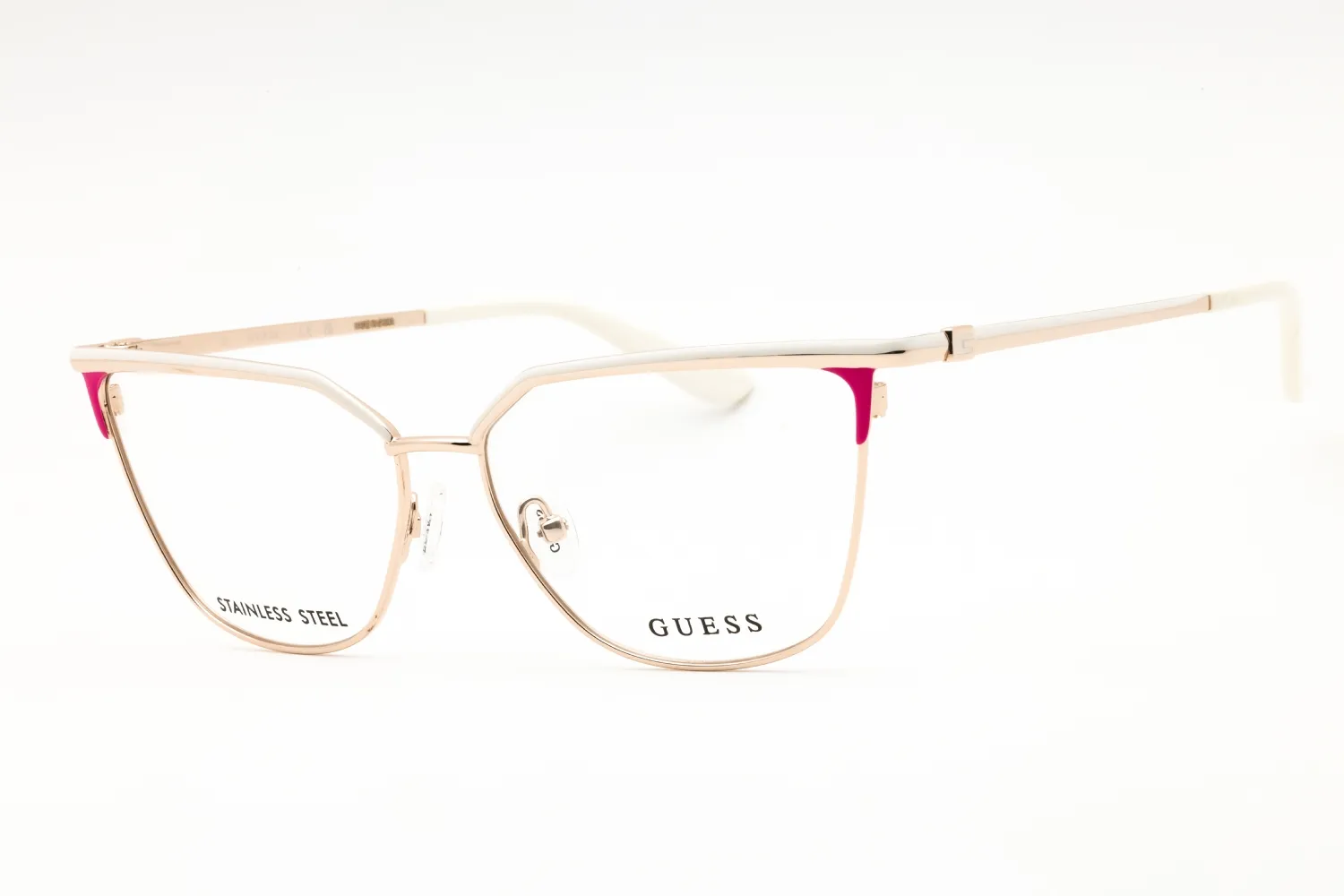 Guess GU50148 021 Eyeglasses White 55mm Women