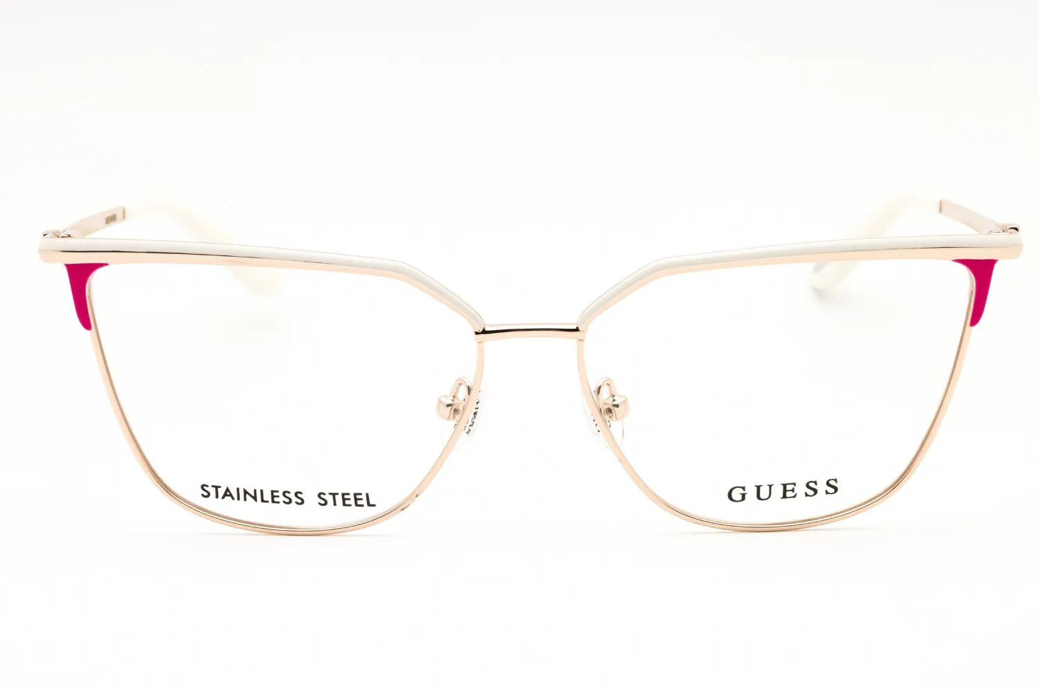 Guess GU50148 021 Eyeglasses White 55mm Women 2