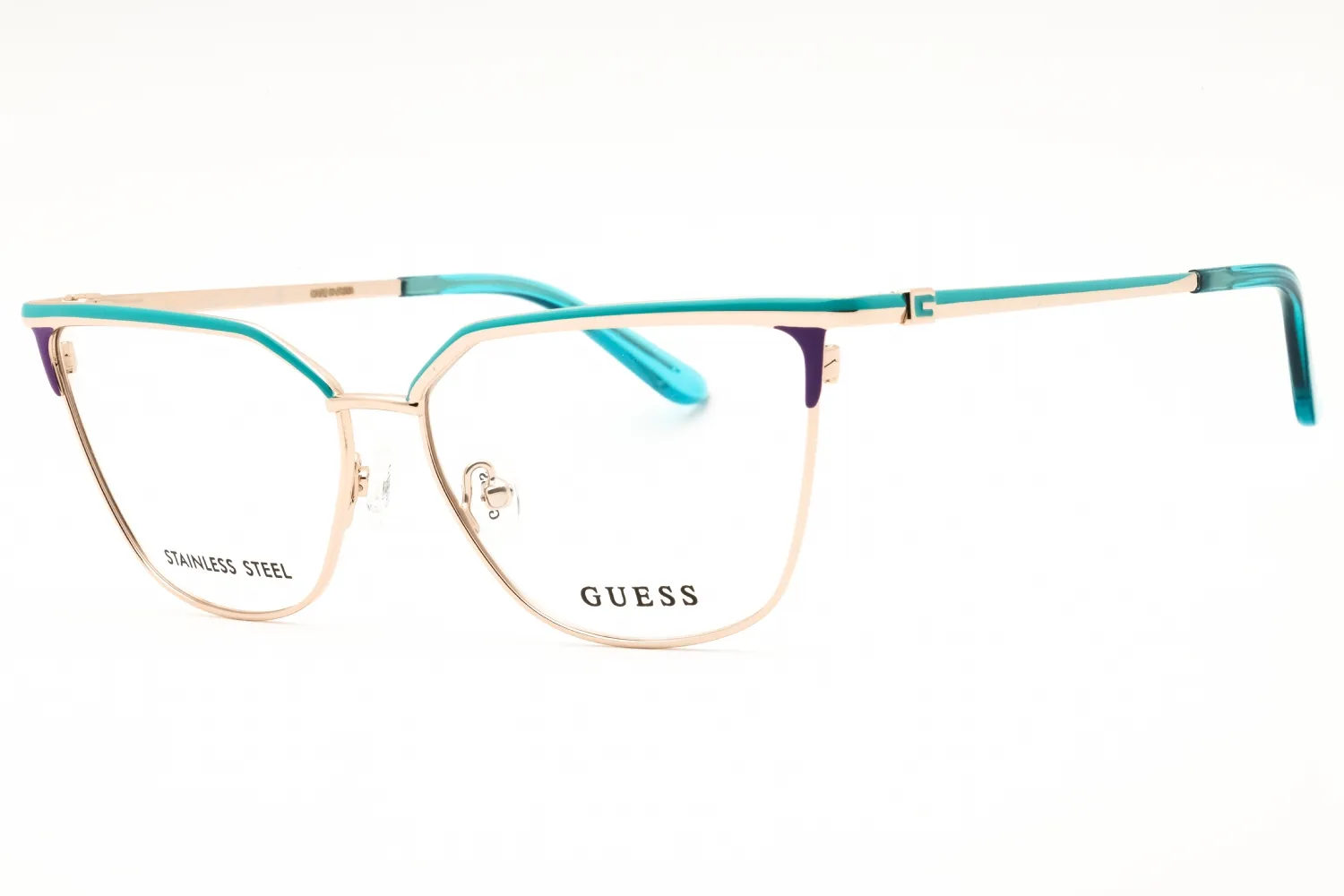 Guess GU50148 033 Eyeglasses Pink Gold 55mm Women