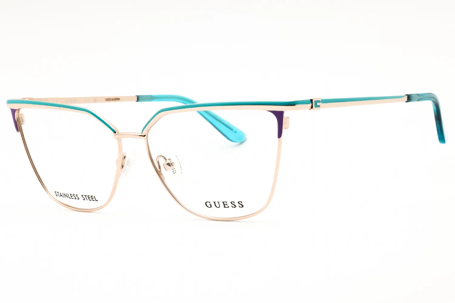 Guess GU50148 033 Eyeglasses Pink Gold 57mm Women