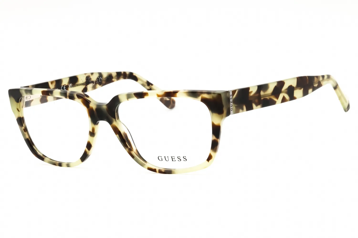 Guess GU50150 095 Eyeglasses Light Green 55mm Men