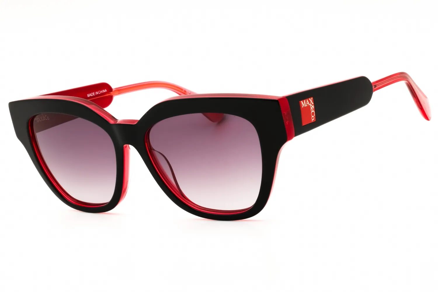 Max & Co MO0106 01B Sunglasses Shiny Black 54mm Women