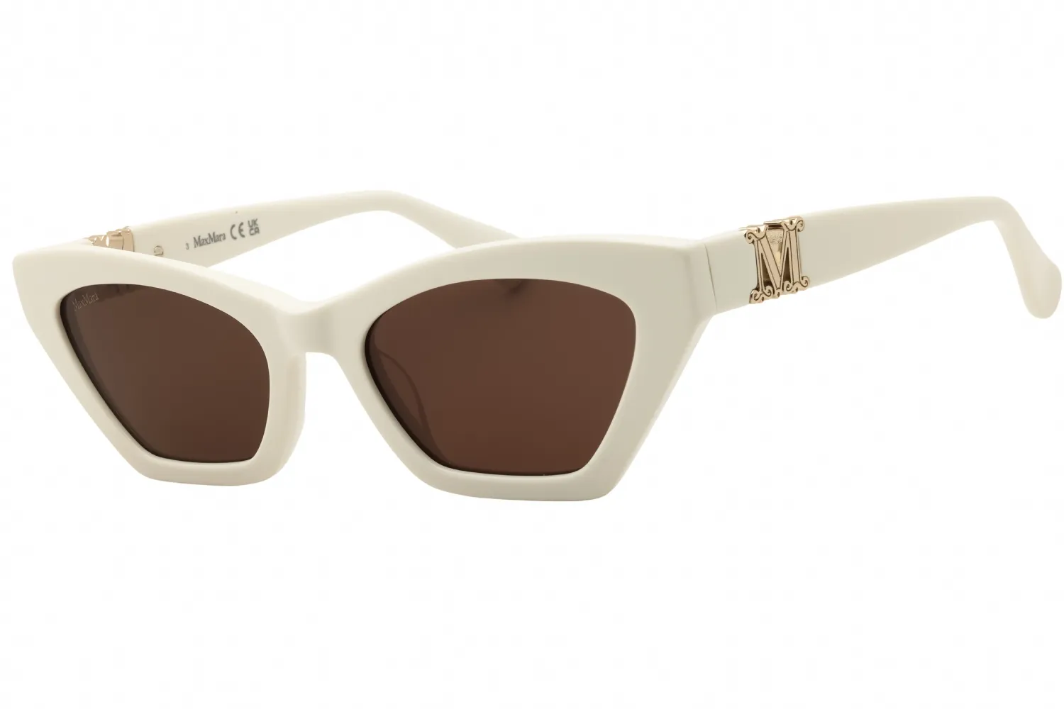 Max Mara MM0057 21E Sunglasses White 52mm Women