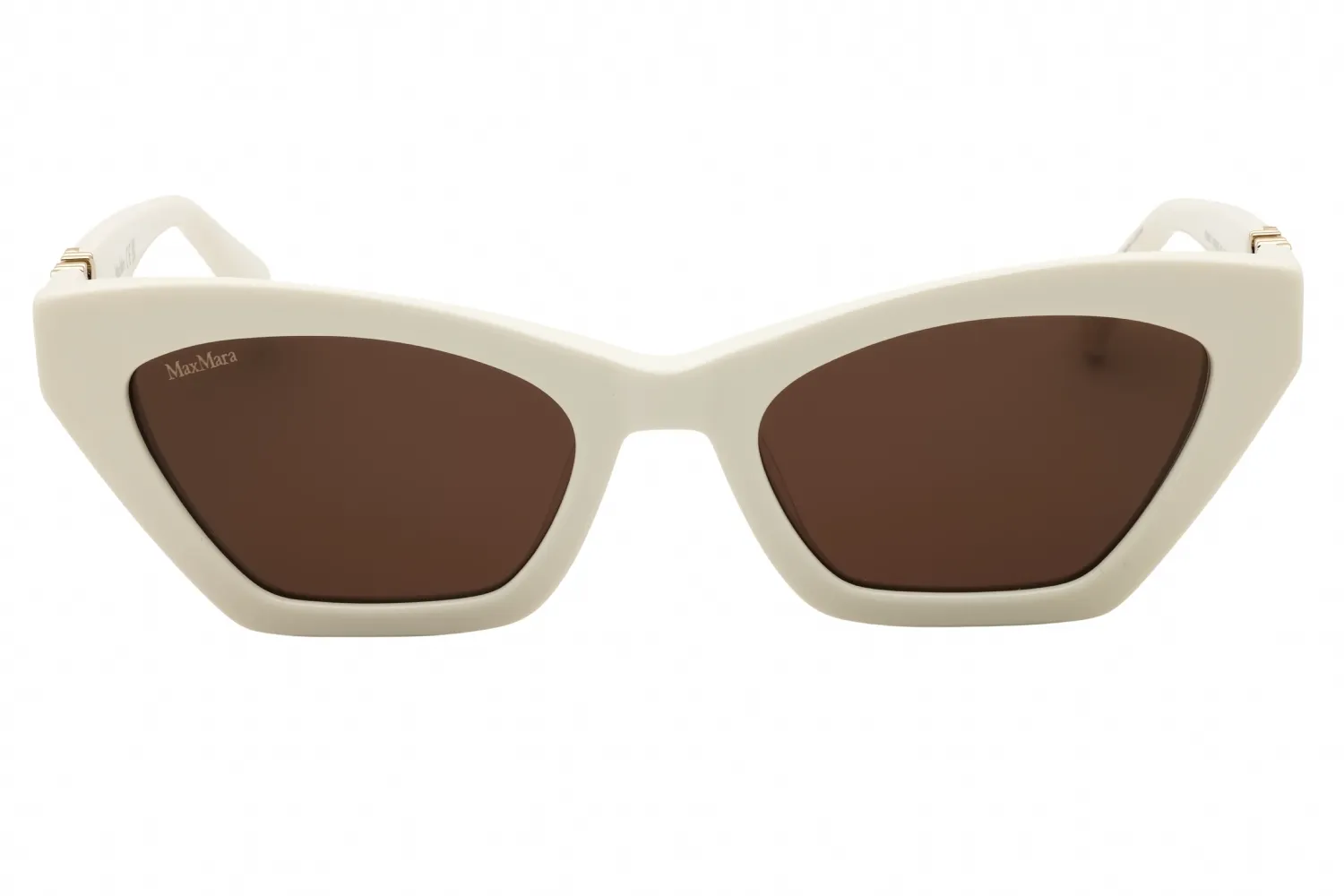 Max Mara MM0057 21E Sunglasses White 52mm Women 2