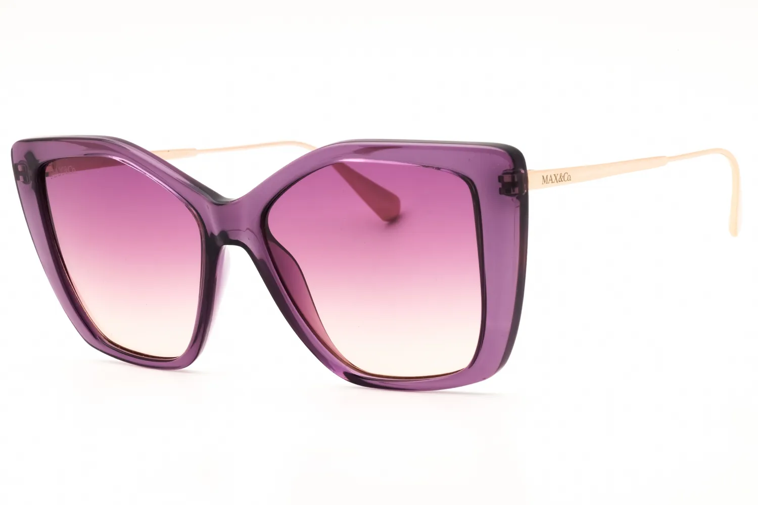Max & Co MO0065 81Z Sunglasses Shiny Violet 54mm Women