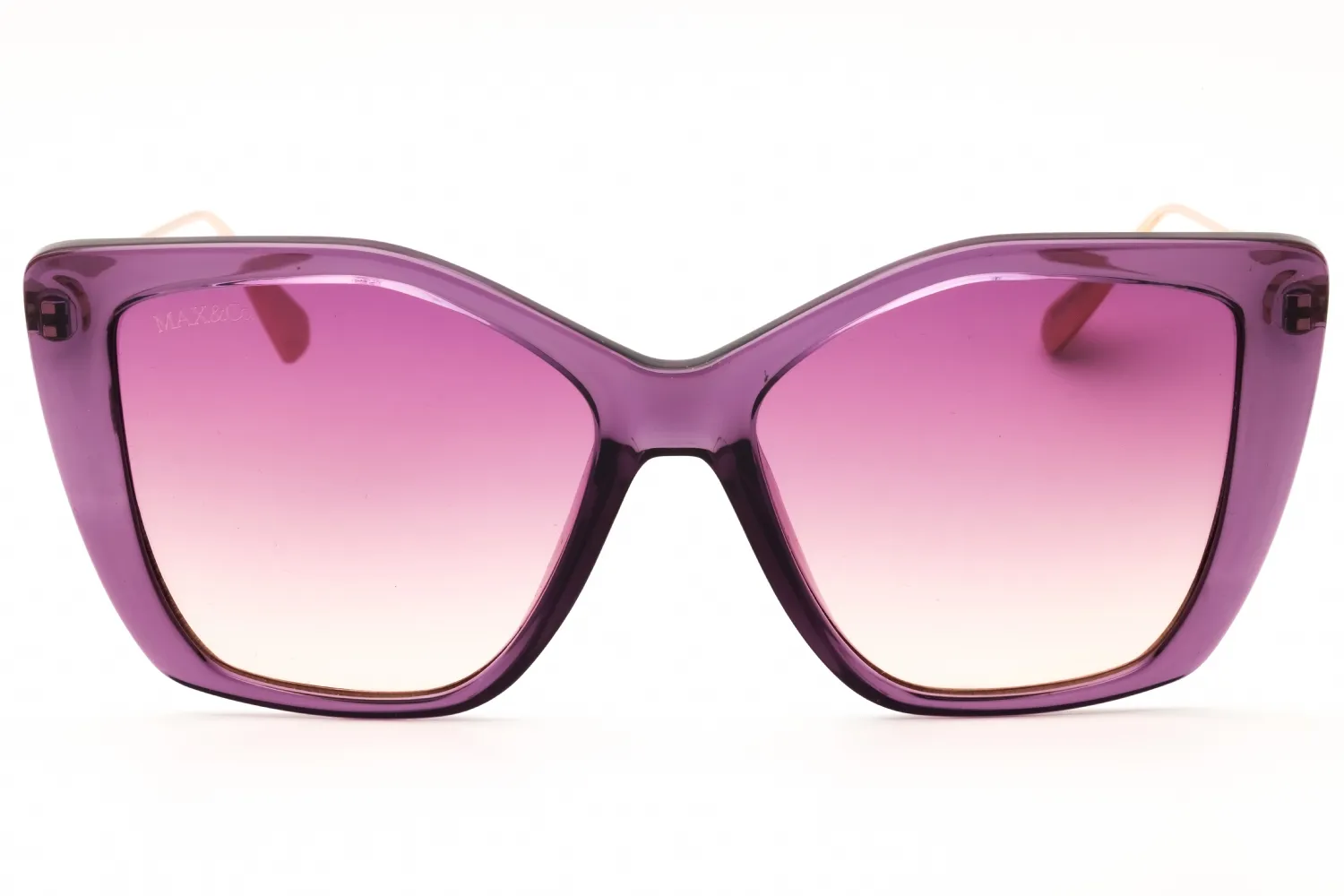 Max & Co MO0065 81Z Sunglasses Shiny Violet 54mm Women 2