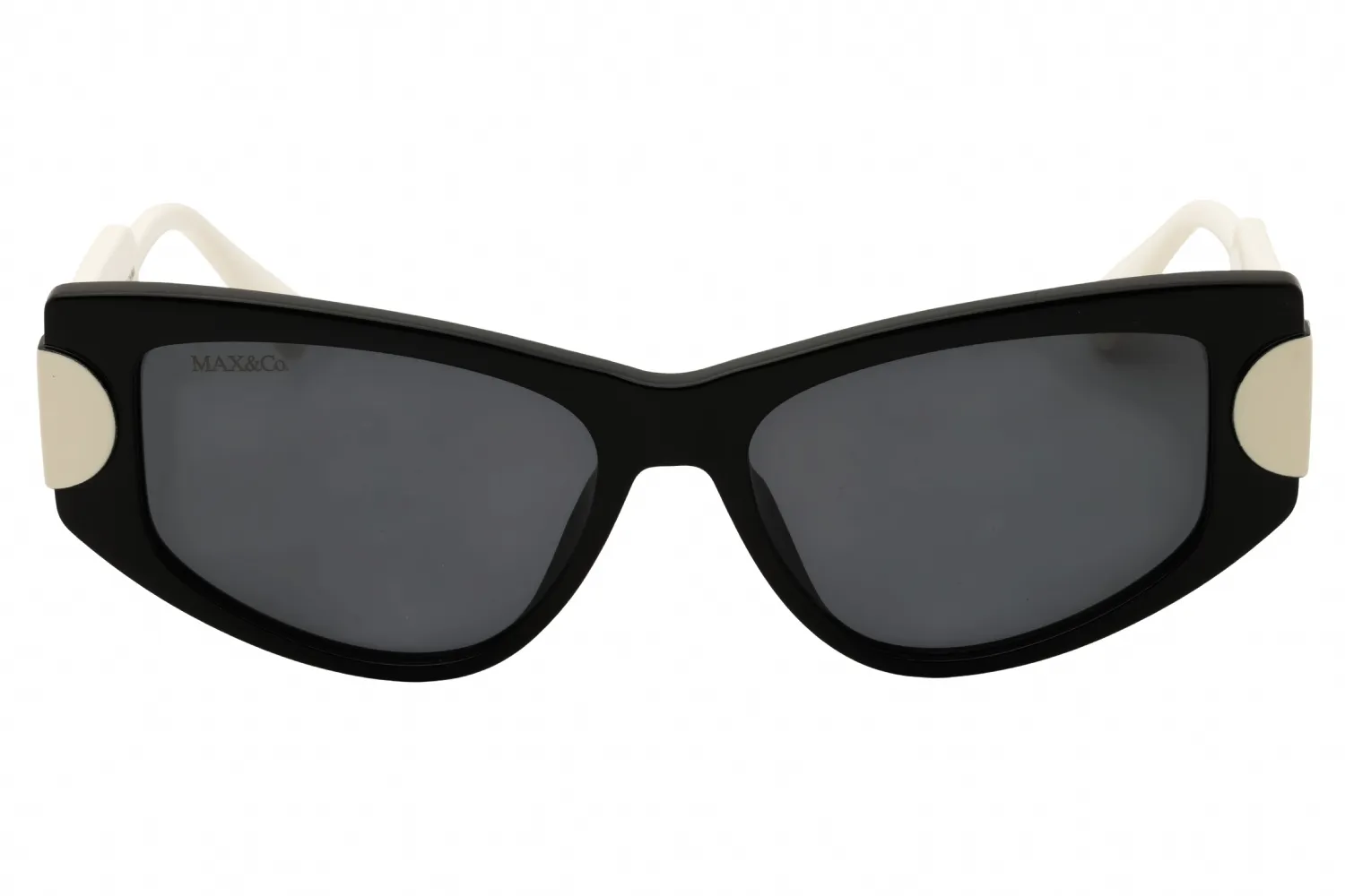 Max & Co MO0107 01A Sunglasses Shiny Black 53mm Women 2