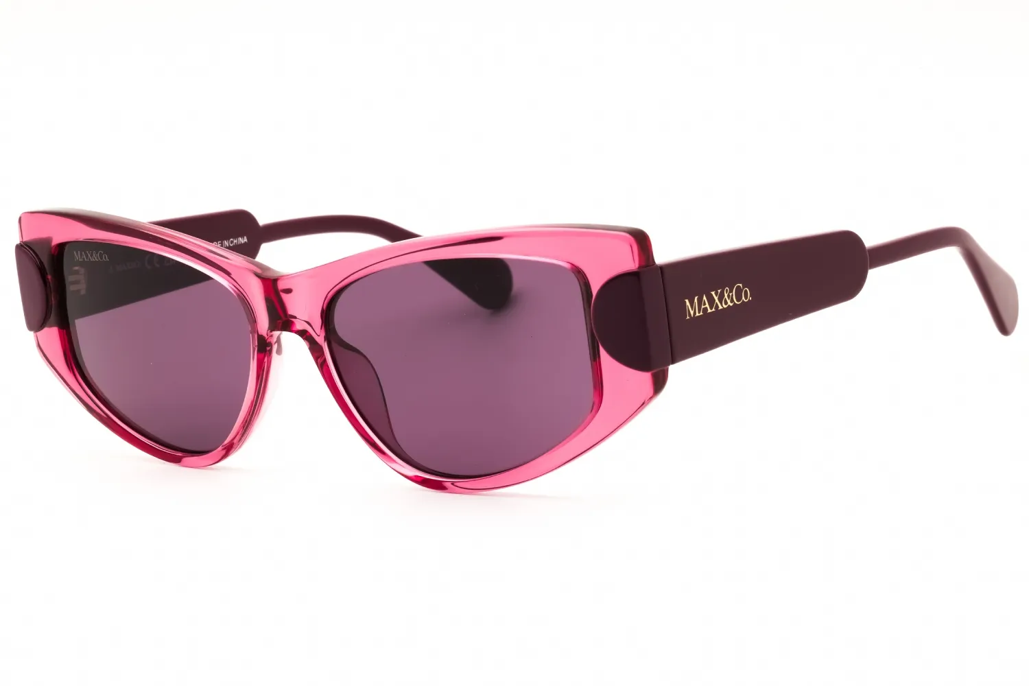 Max & Co MO0107 72Y Sunglasses Shiny Pink 53mm Women