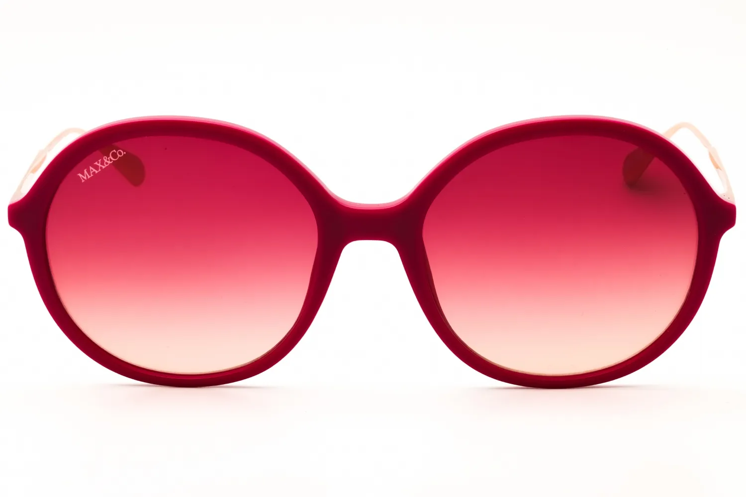 Max & Co MO0109 75T Sunglasses Shiny Fuxia 56mm Women 2
