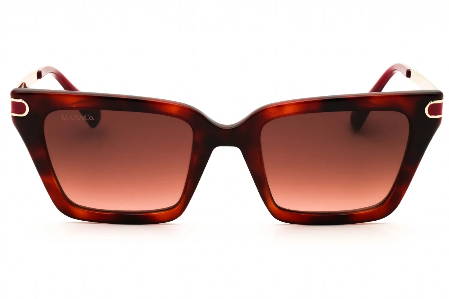 Max & Co MO0110 55F Sunglasses Coloured Havana 50mm Women 2