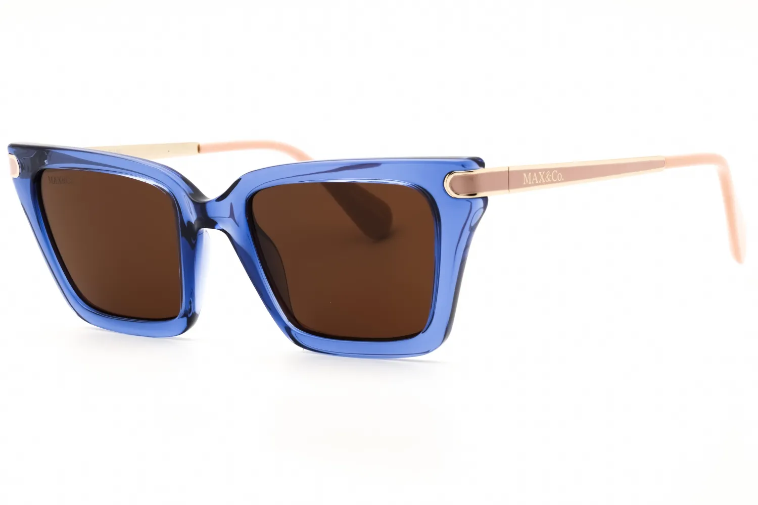 Max & Co MO0110 90E Sunglasses Shiny Blue 50mm Women