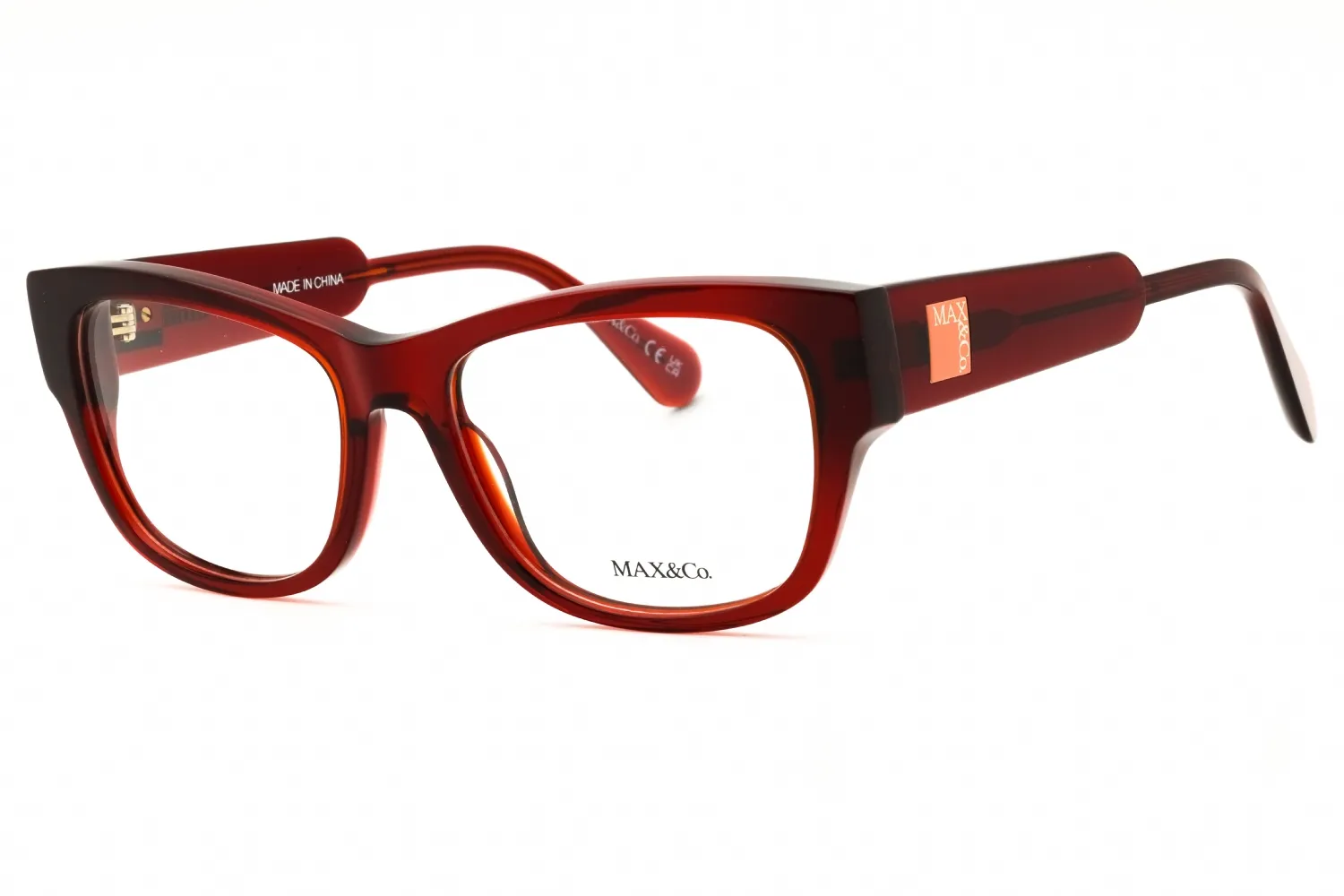 Max & Co MO5142 066 Eyeglasses Shiny Red 53mm Women