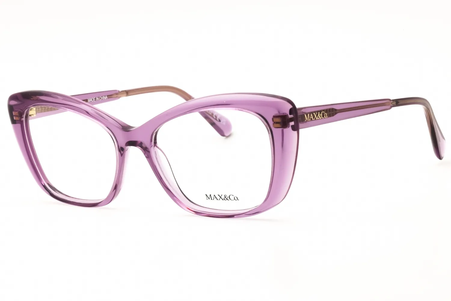 Max & Co MO5143 081 Eyeglasses Shiny Violet 52mm Women