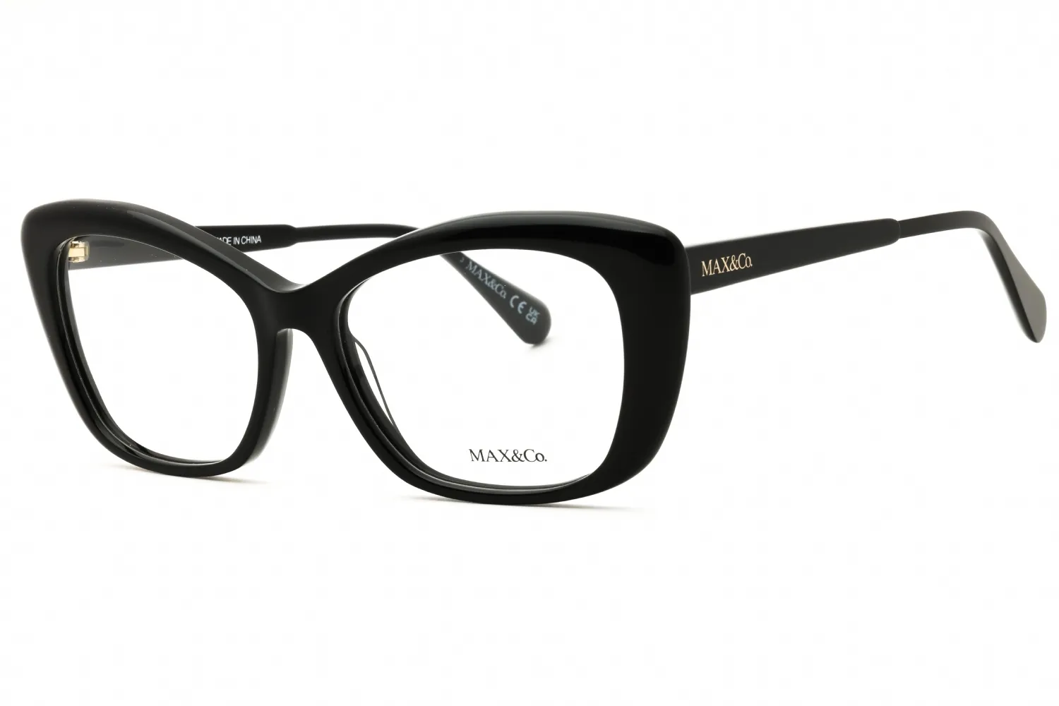 Max & Co MO5143 001 Eyeglasses Shiny Black 54mm Women