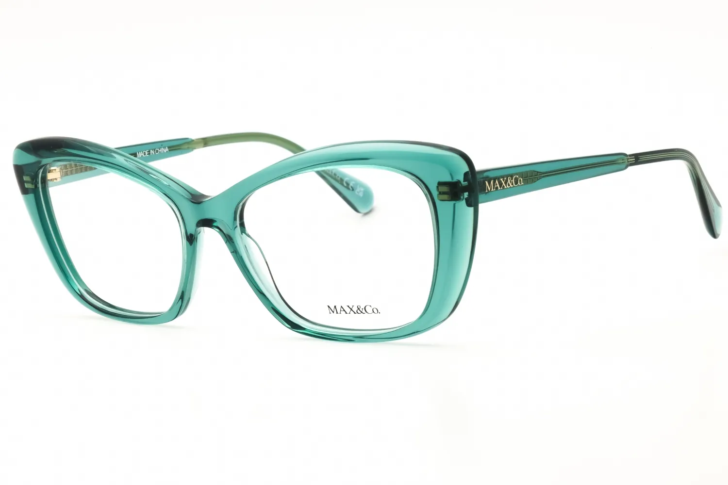 Max & Co MO5143 093 Eyeglasses Shiny Light Green 54mm Women