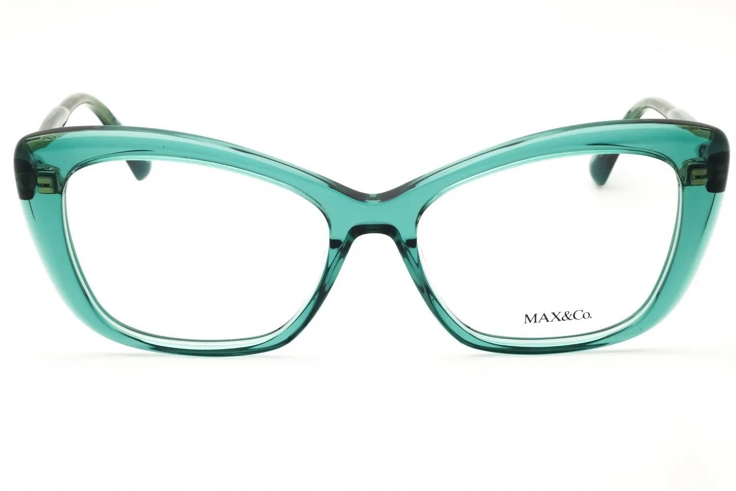 Max & Co MO5143 093 Eyeglasses Shiny Light Green 54mm Women 2