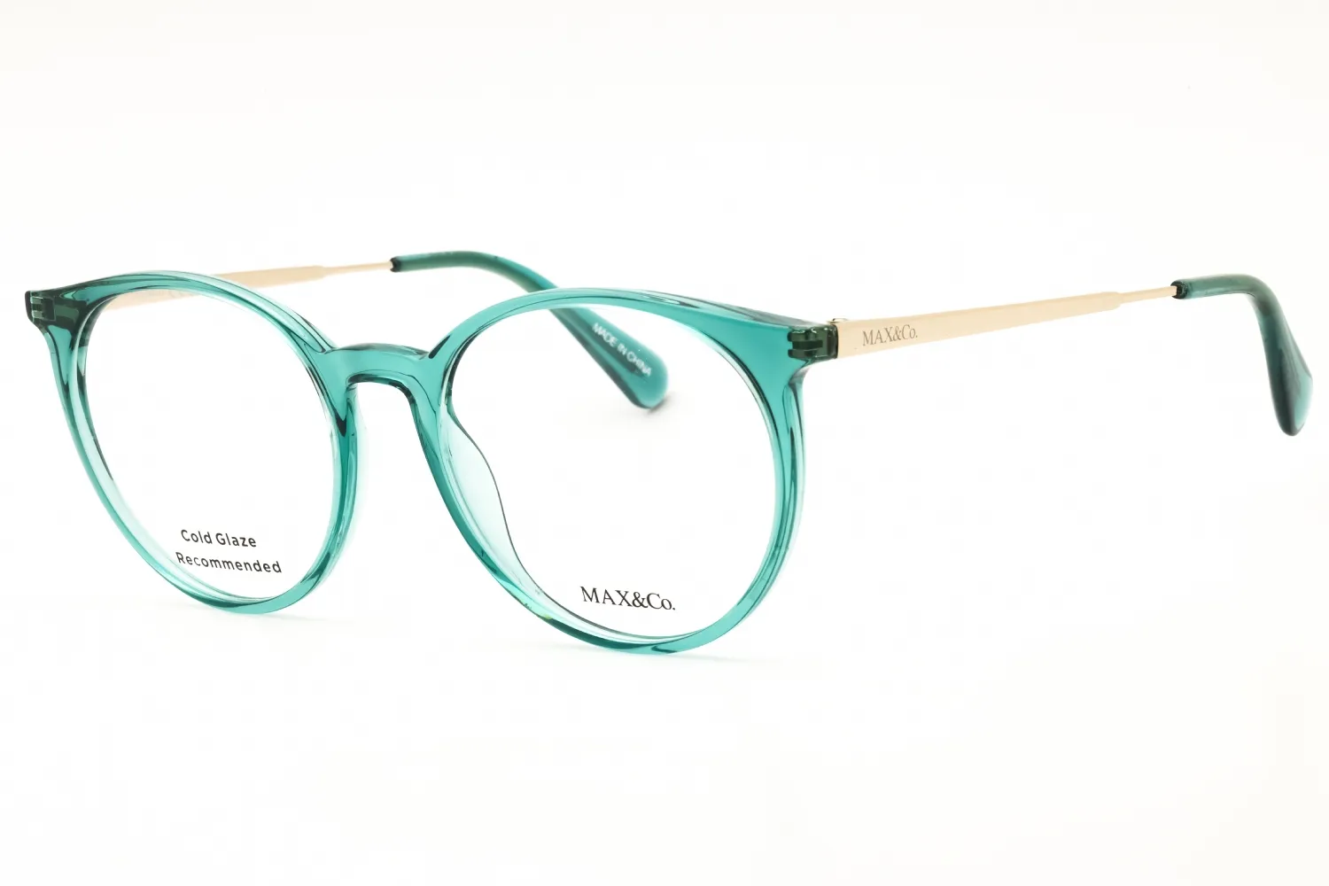 Max & Co MO5145 093 Eyeglasses Shiny Light Green 51mm Women