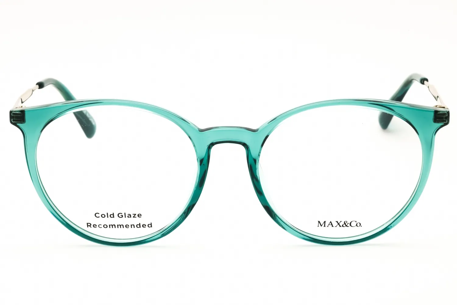 Max & Co MO5145 093 Eyeglasses Shiny Light Green 51mm Women 2